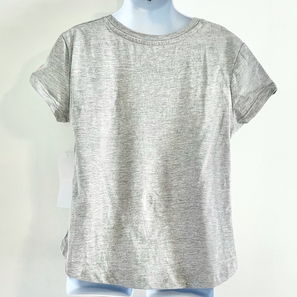 🆕Girl’s Reebok GIRLS NEVER QUIT Glitter Tee 6X - Picture 8 of 8